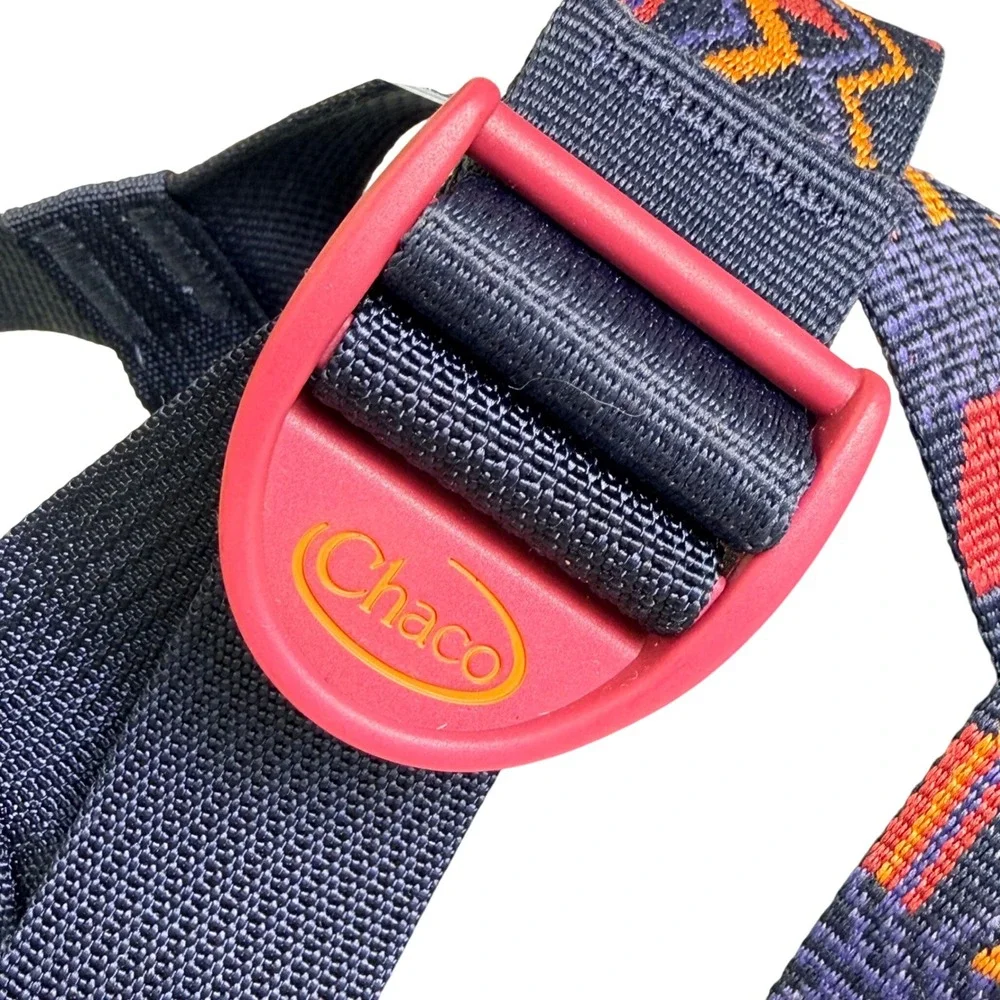 Chaco Mega Z/Cloud Sport Sandal Men 12 Red Blue Geometric Hiking JCH109903Z